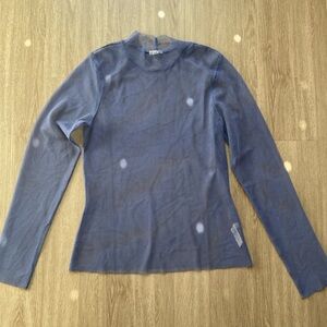 NWOT Free people intimately mesh top — size large — indigo color